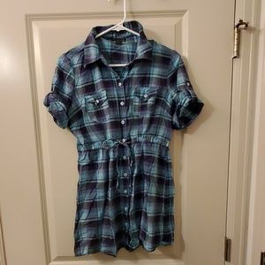 Plaid button up shirt